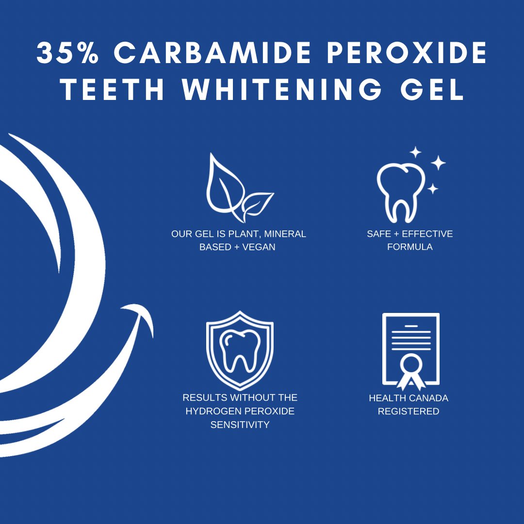 35% Carbamide Peroxide Teeth Whitening Gel, 3ml