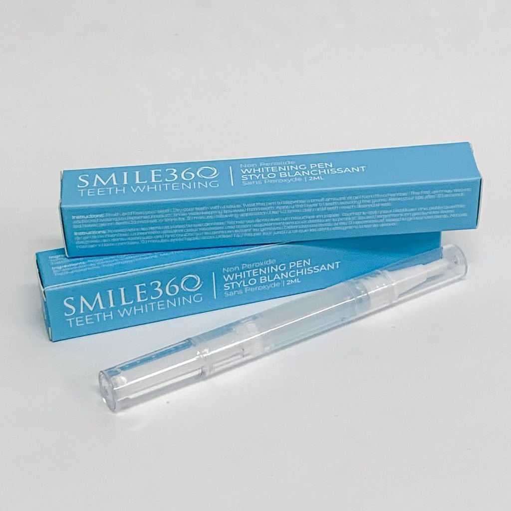 Smile360 Teeth Whitening Pen, Non - Peroxide Gel for Sensitive Teeth, 2ml